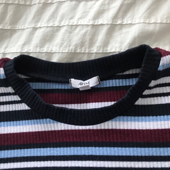 Stripped Short Sleeve Top - Picture 2 of 3